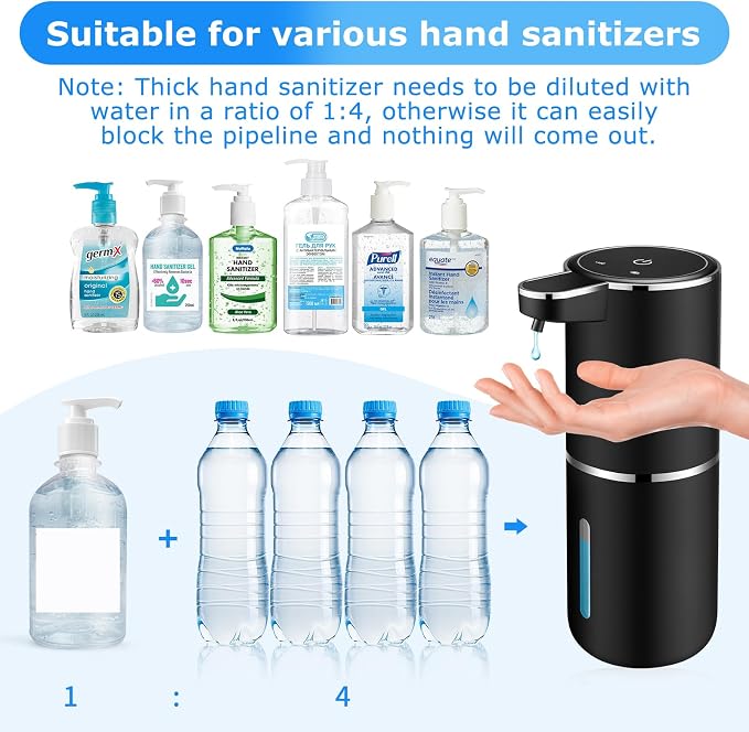 Automatic Soap Dispenser, Automatic Liquid Soap Dispenser Touchless, - Image 2
