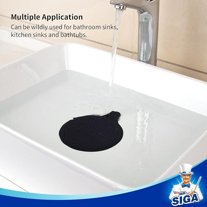 MR.SIGA Silicone Bathtub Stopper, Drain Stopper - Image 5