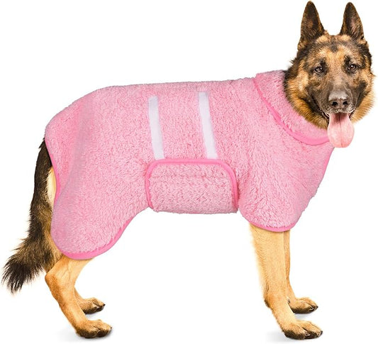 Bienbee Dog Bathrobe, Quick Drying Super Absorbent Dog Robes by Bienbee