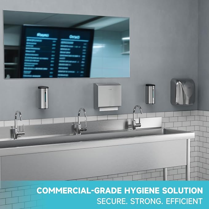 AIKE Wall Mount Automatic Foam Soap Dispenser 25 OZ Commercial Large Capacity - Image 8