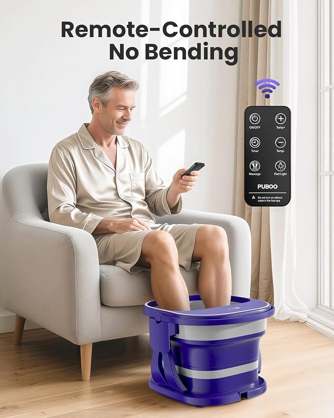 Puboo Collapsible Foot Spa Bath Massager - Image 5