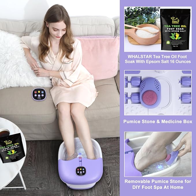 Collapsible Foot Spa Bath Massager - Image 4
