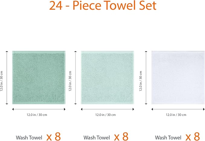 Amazon Basics Cotton Washcloths - Image 4