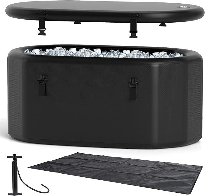 Goplus XL 129 Gal Oval Ice Bath Tub by Goplus