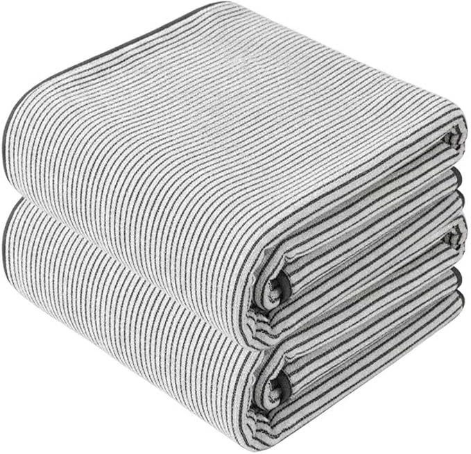 2-Pack Microfiber Bath Towels by YHPDYL