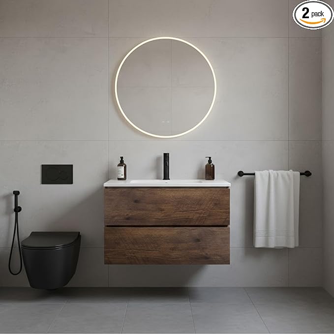 Wall Mounted Floating Bathroom Vanity by BLUHOUZZ