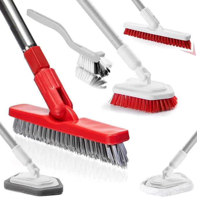 Fox Trot Ultimate Cleaning Duo: Grout Brush by FoxTrotLiving