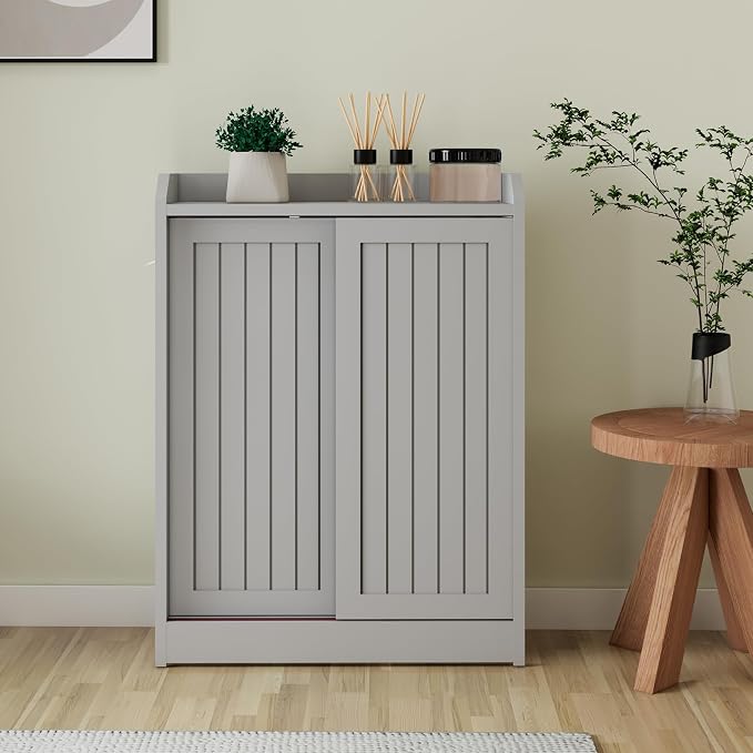 Small Bathroom Cabinet, Bathroom Storage Cabinet - Image 8
