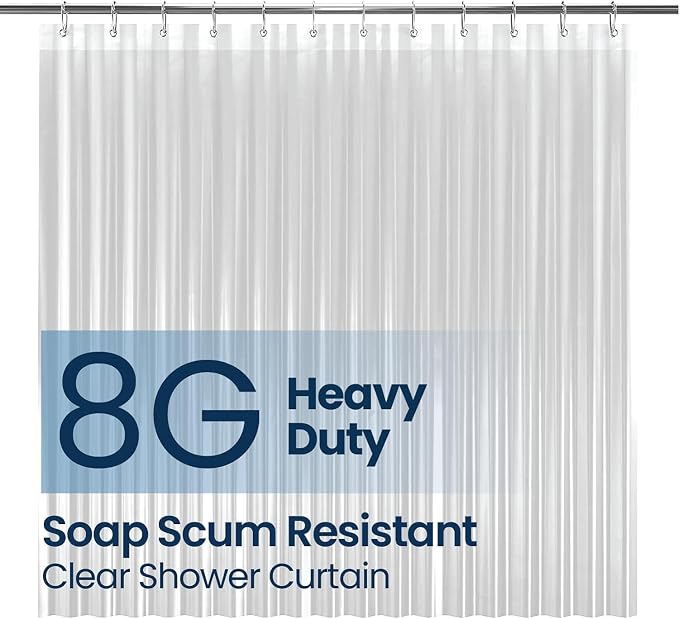 LiBa Waterproof Plastic Shower Curtain by Liba