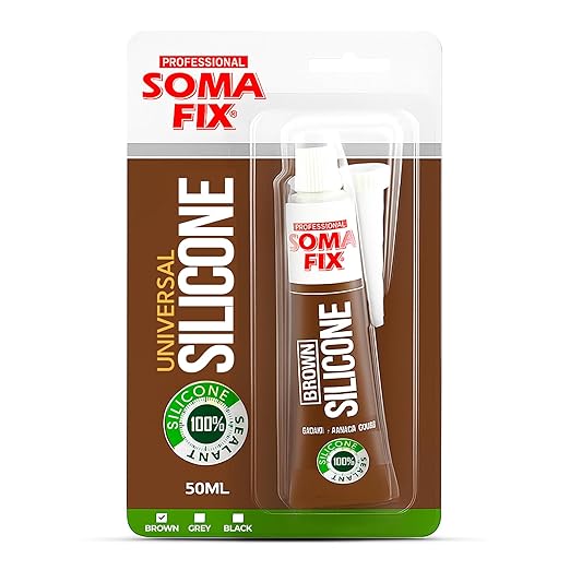 Silicone Caulk - Squeeze Tube Silicone Sealant by Somafix