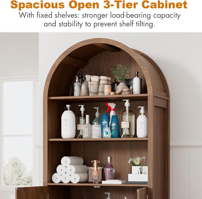70.9" Tall Storage Cabinet - Image 4