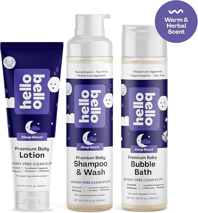 Hello Bello Bubble Bath, Sleep Sweet, 10 fl oz | Nighttime Formula | - Image 3