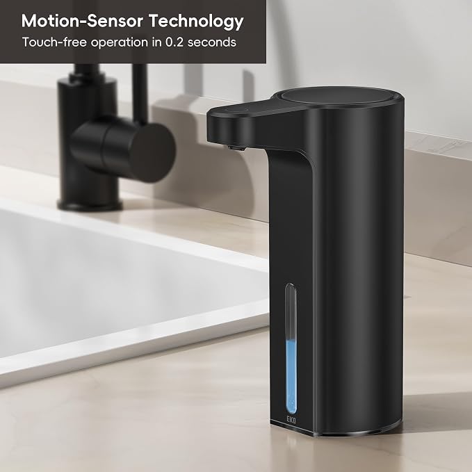 EKO Aroma 9 fl oz Automatic Liquid Soap Dispenser, Rechargeable & - Image 5