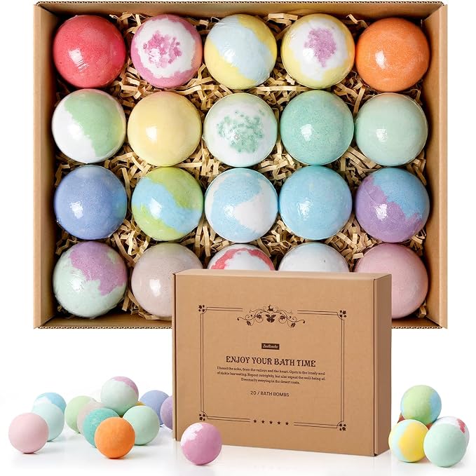 Bath Bombs Set, Handmade Bubble Bath & Fizzy, Ideal Presents by ZenBombs