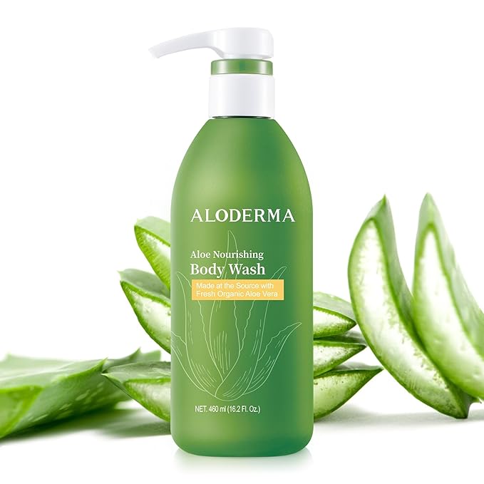 Aloderma Aloe Nourishing Body Wash Featuring Fresh, Organic Aloe by ALODERMA