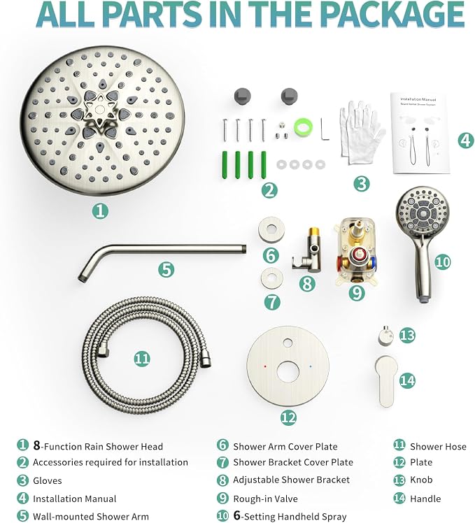 SR SUN RISE Shower Faucet - Image 8