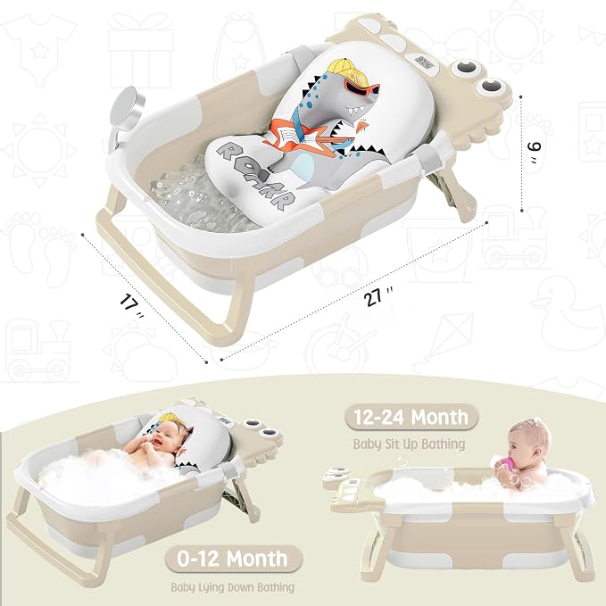 MoreFeel Collapsible Baby Bathtub - Image 4
