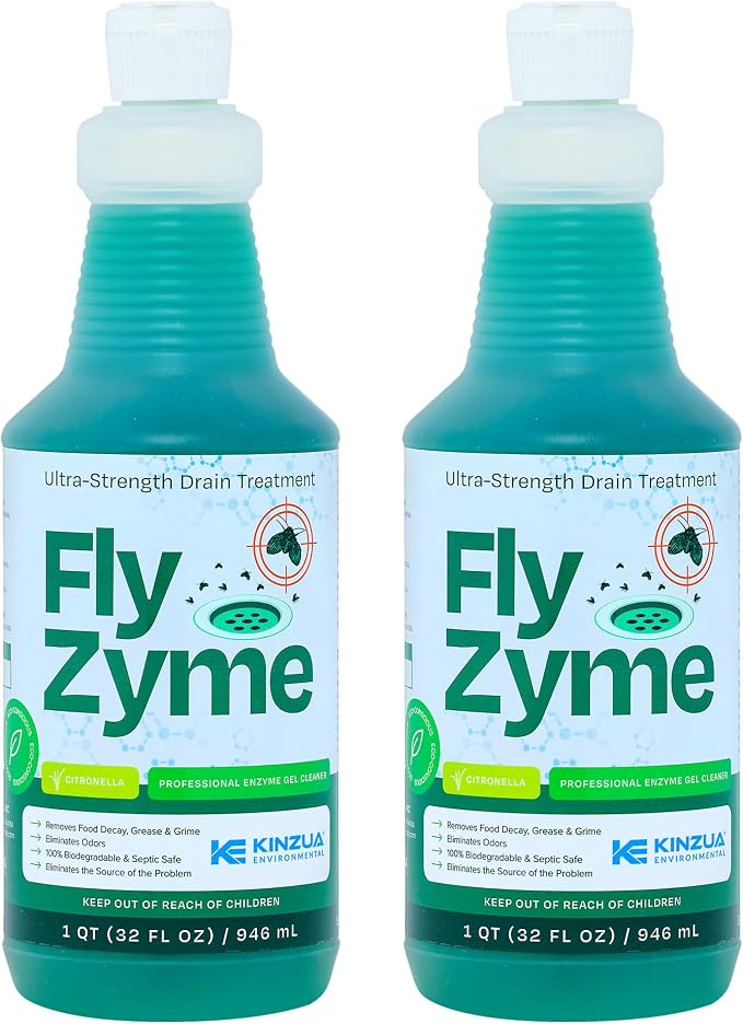Kinzua Environmental Fly-Zyme, Highly Concentrated Enzyme Drain Cleaner by KinzuaEnvironmental