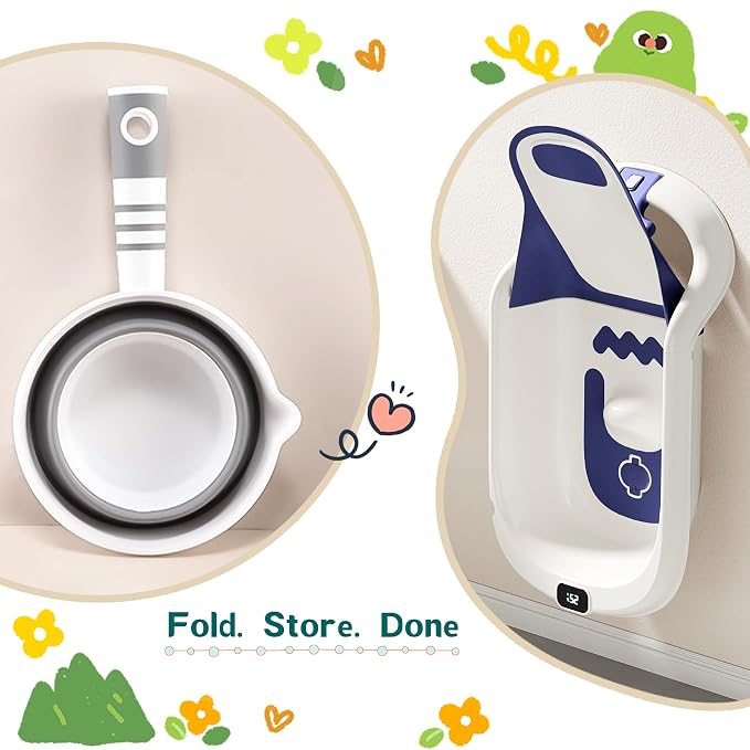 Baby Bathtub, 5-in-1 Reclining Baby Bathtub, Baby Bath Tub - Image 6