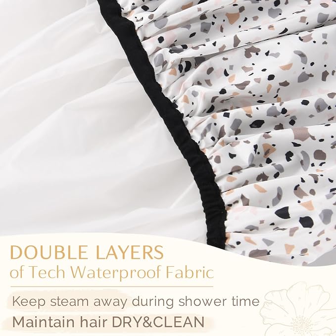 Yanibest Shower Cap Reusable Waterproof - Image 5