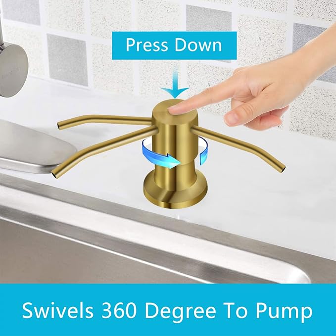 Soap Dispenser for Kitchen Sink, Kichen Sink SoapDispenser, Under Sink - Image 2