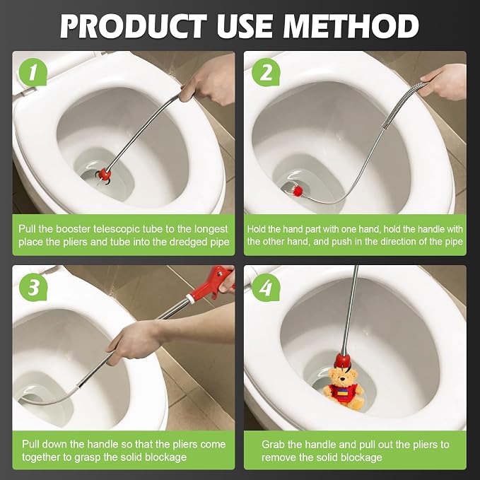 69 Inch Toilet Auger Snake - Image 6