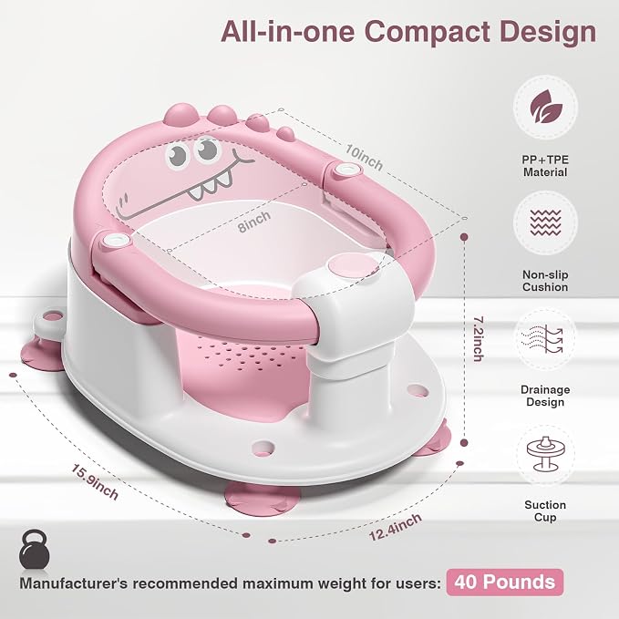 Baby Bath Seat for Babies 5 Months & Up - Image 4