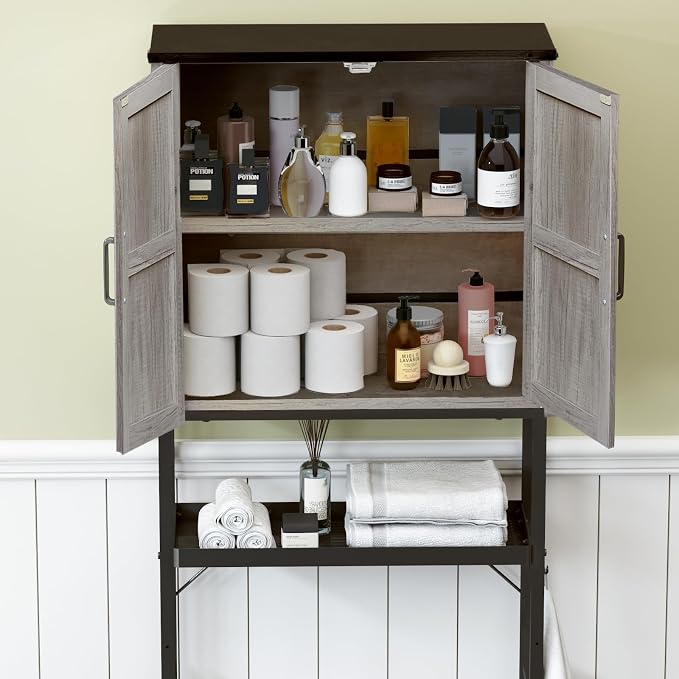 Over The Toilet Storage Cabinet, Bathroom Above Toilet Cabinet Organizer - Image 5