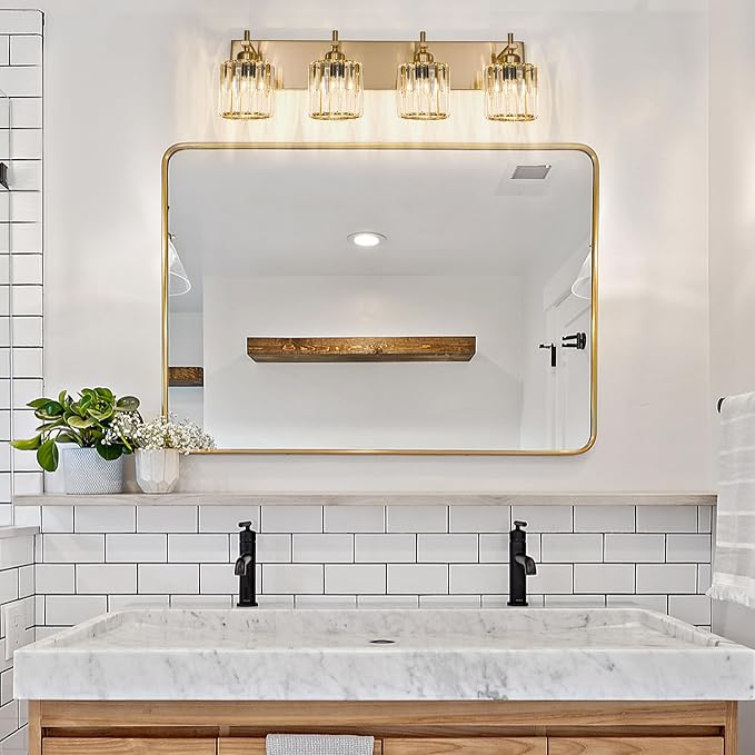 Modern Crystal Bathroom Vanity Lights, Crystal Wall Lighting - Image 2