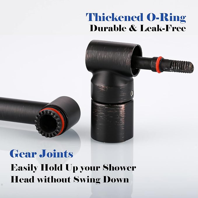 Oil Rubbed Bronze Shower Arm Extension - Image 6