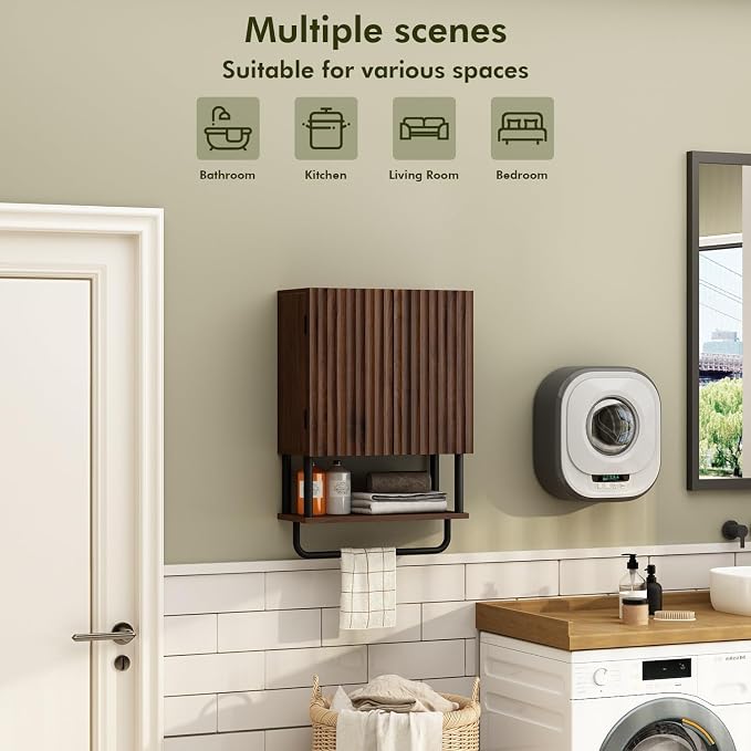 RUSTOWN Farmhouse Bathroom Wall Cabinet - Image 4