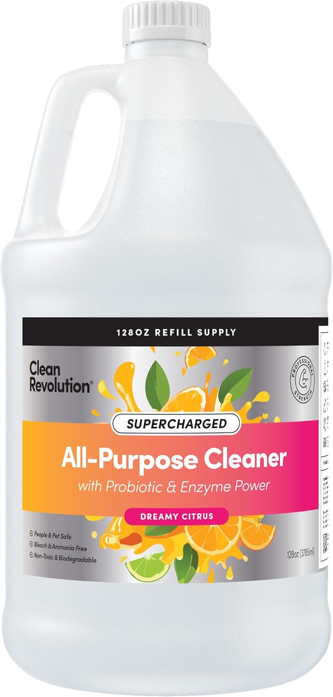 Clean Revolution SuperCharged All Purpose Cleaner, Eco-Friendly & Plant-Based by CleanRevolution