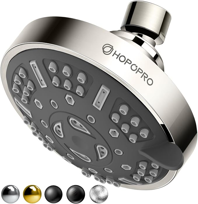 HOPOPRO Upgraded 9 Settings High Pressure Shower Head, NBC News Recommended by HOPOPRO
