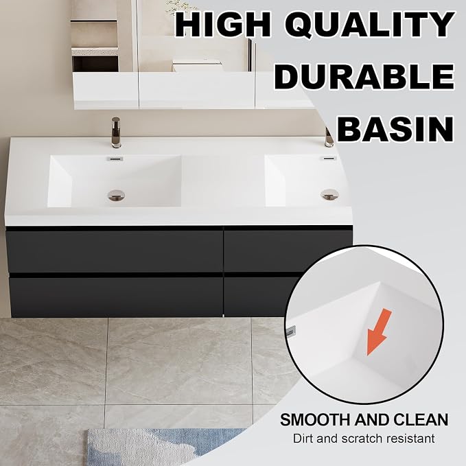 72" Floating Bathroom Vanity - Image 3