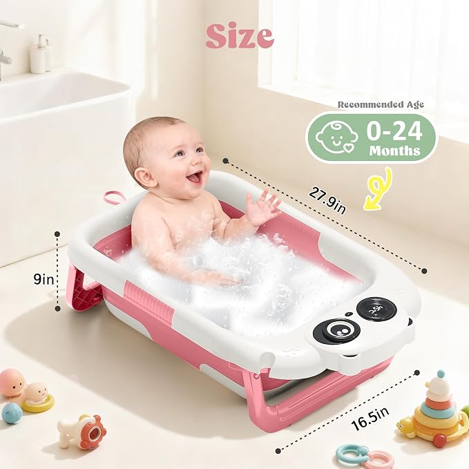 Foldable Baby Bathtub, Lightweight Bathtub - Image 2