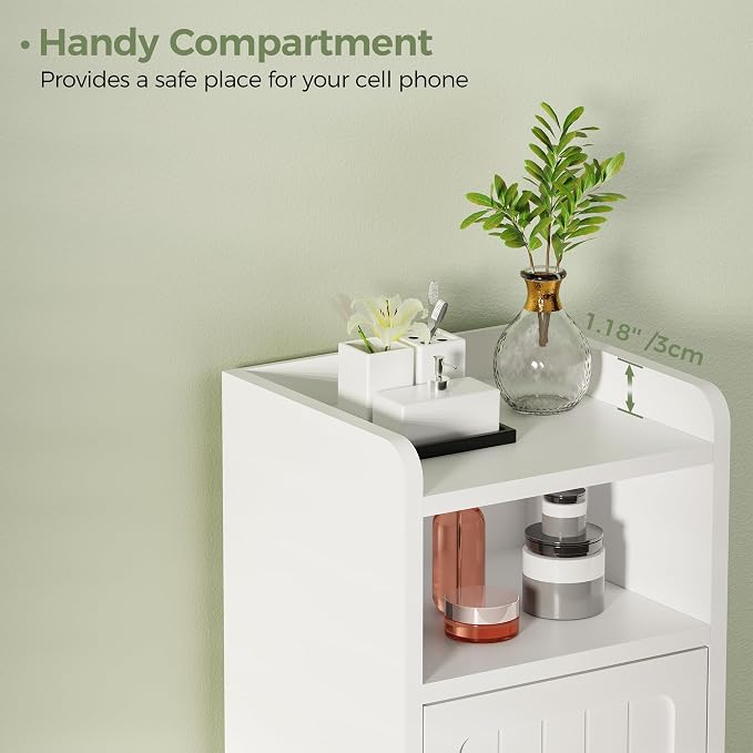 BEWISHOME Small Bathroom Cabinet, Bathroom Storage Cabinet - Image 9