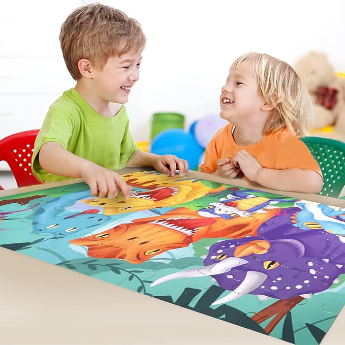 Jumbo Floor Puzzle for Kids Dinosaur Jigsaw Large Puzzles 48 Piece Ages 3-6 for - Image 5