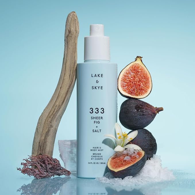 Lake & Skye 333 Sheer Fig + Salt Hair & Body Mist 3.4 Fl Oz, Grapefruit Blossom - Image 3