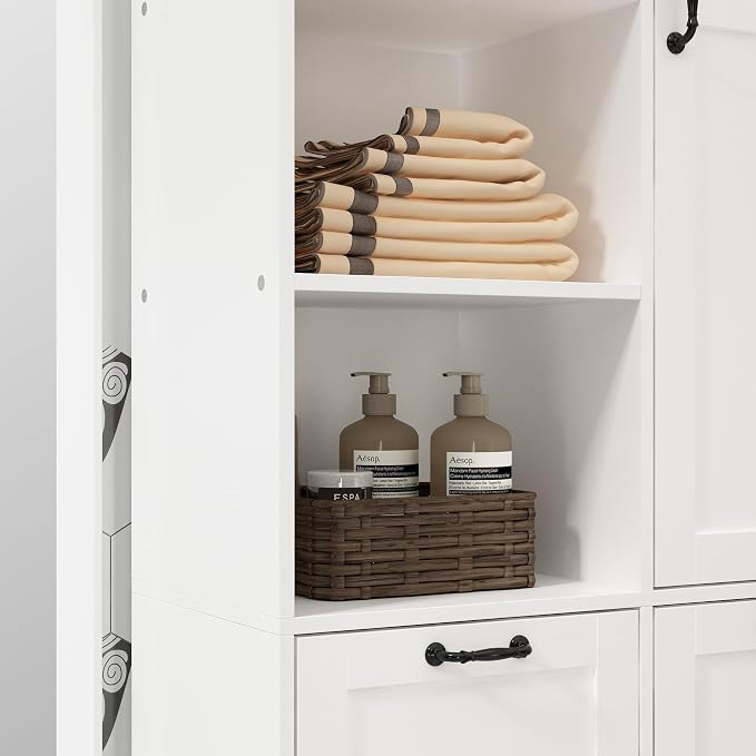 ECACAD Tall Bathroom Storage Cabinet - Image 5