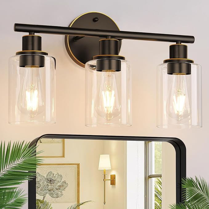 3-Light Bathroom Light Fixtures, Modern Vanity Light by Zarbitta