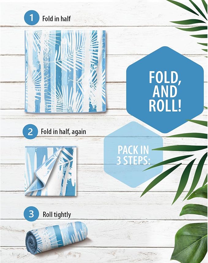 VENTURE 4TH Microfiber Beach Towel: Quick-Dry, Sandproof and Lightweight - Image 6