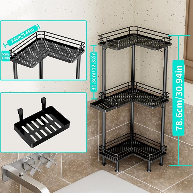 HapiRm Corner Shower Caddy Standing - Image 4