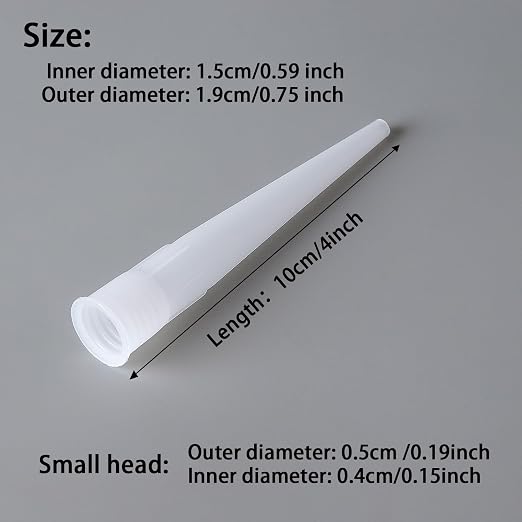 QDiShi Caulking Nozzle Tips 10cm/4inch 30Pcs - Image 4