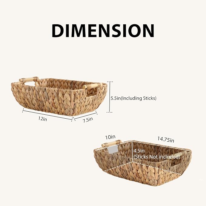 Water Hyacinth Storage Baskets - Image 6