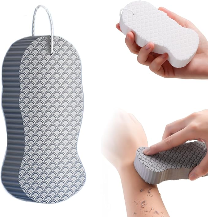 Magic Exfoliating Bath Sponge, 2025 Upgrade 3D Super Soft Exfoliating Bath by Byblack