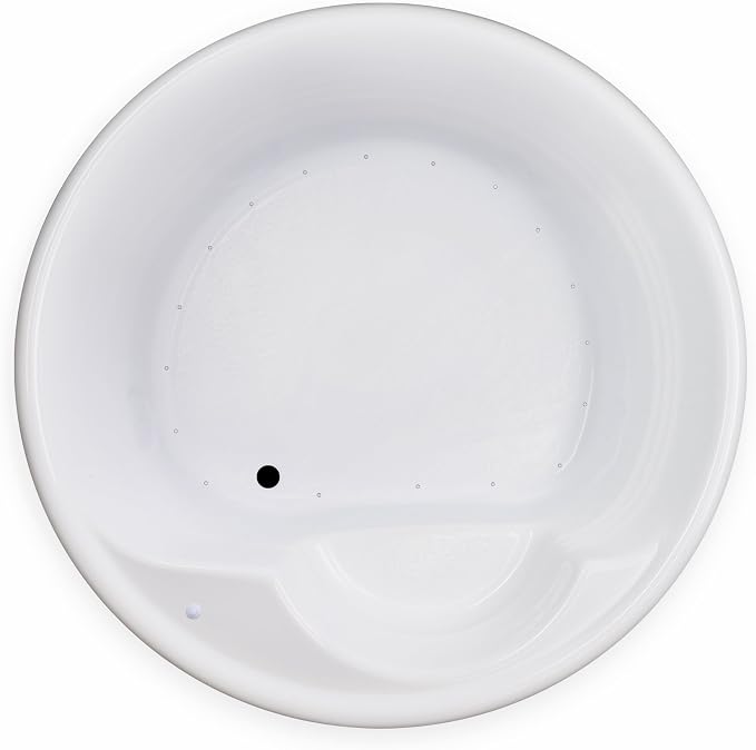 Carver Tubs - FL7272 - Whirlpool Bathtub - 72"L x 72"W x 18"H - White Acrylic - Image 3