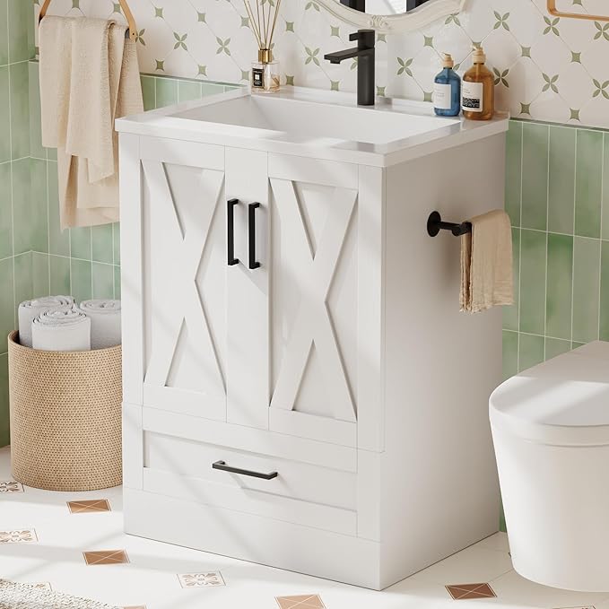 JUMMICO 24" Bathroom Vanity - Image 3
