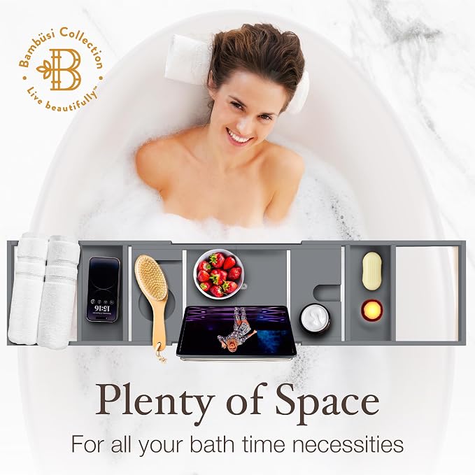 Wooden Bathtub Tray - Image 6