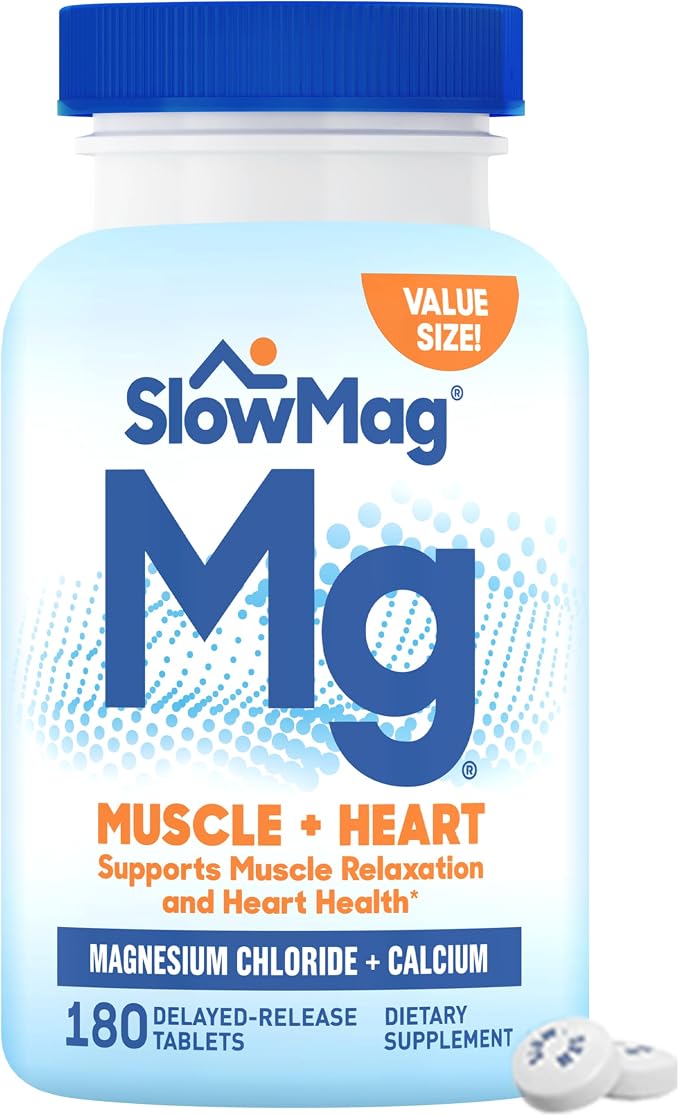 SlowMag Muscle + Heart Magnesium Chloride by Slow-Mag
