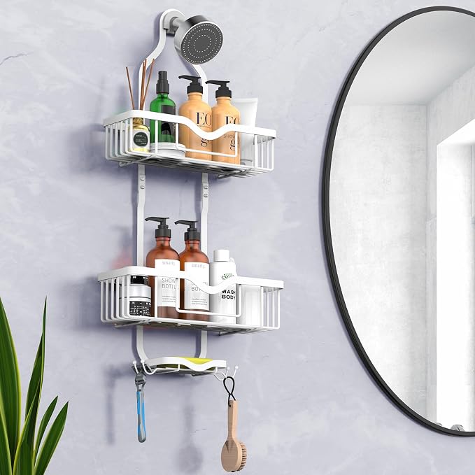Kadolina Shower Caddy Hanging, Bathroom Shower Rack, Bathroom Organizer - Image 5